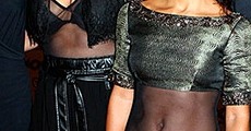 The two remaining members of the girl band TLC, Tionne T-Boz Watkins (left) and Rozonda "Chilli" Thomas won the outstanding contribution to music award