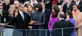 Supreme Court Chief Justice John Roberts administers the oath of office to President Barack Obama during the Inaugural swearing-in ceremony at the U.S. Capitol in Washington, D.C., Jan. 21, 2013. (Official White House Photo by Sonya N. Hebert)