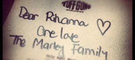 Rihanna Receives Gift from Marley Family