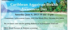 Atlanta Caribbean American Health and Wellness Day - Saturday June 8, 2013