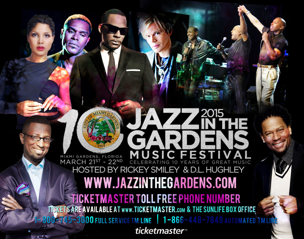 Jazz In The Gardens Celebrates 10th Year With World Class Lineup