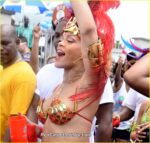 Rihanna at Barbados’ Cropover Carnival