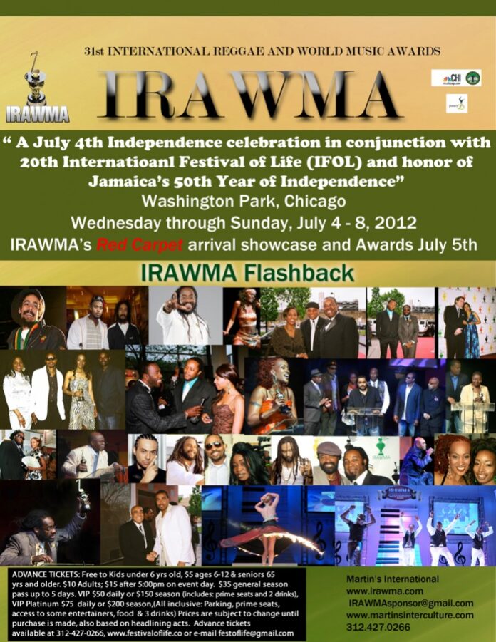 31st Annual IRAWMA Awards July 5 - Chicago, Illinois