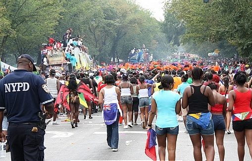 West Indian Labor Day Carnival & Parade on Eastern Parkway Brooklyn, NY