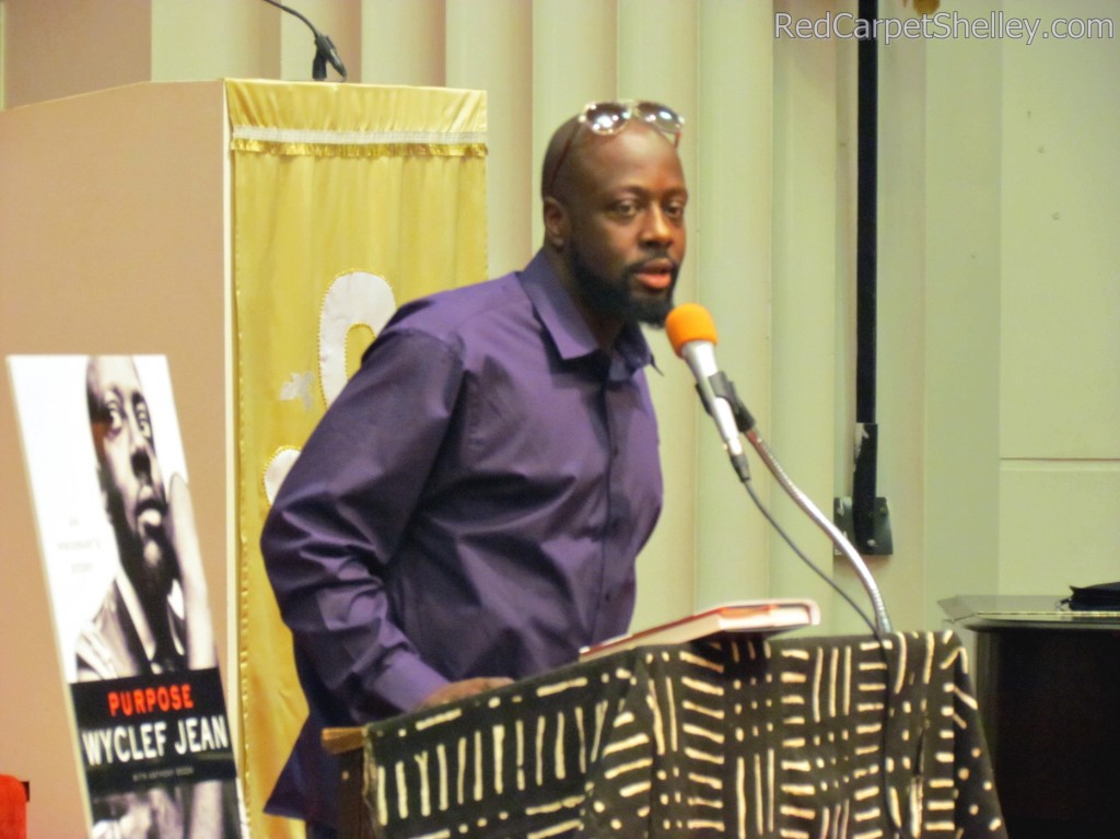Wyclef Jean at Atlanta Book signing 2012 PHOTO: RedCarpetShelley.com