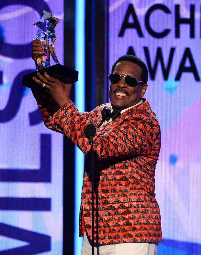 Charlie Wilson at 2013 BET Awards Show Red Carpet Shelley Caribbean