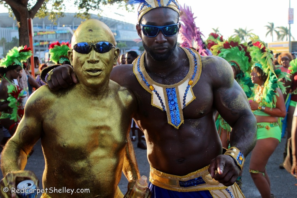 Masqueraders at Miami Broward Carnival 2013