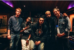 Chris Brown and Rock City hit the recording studio