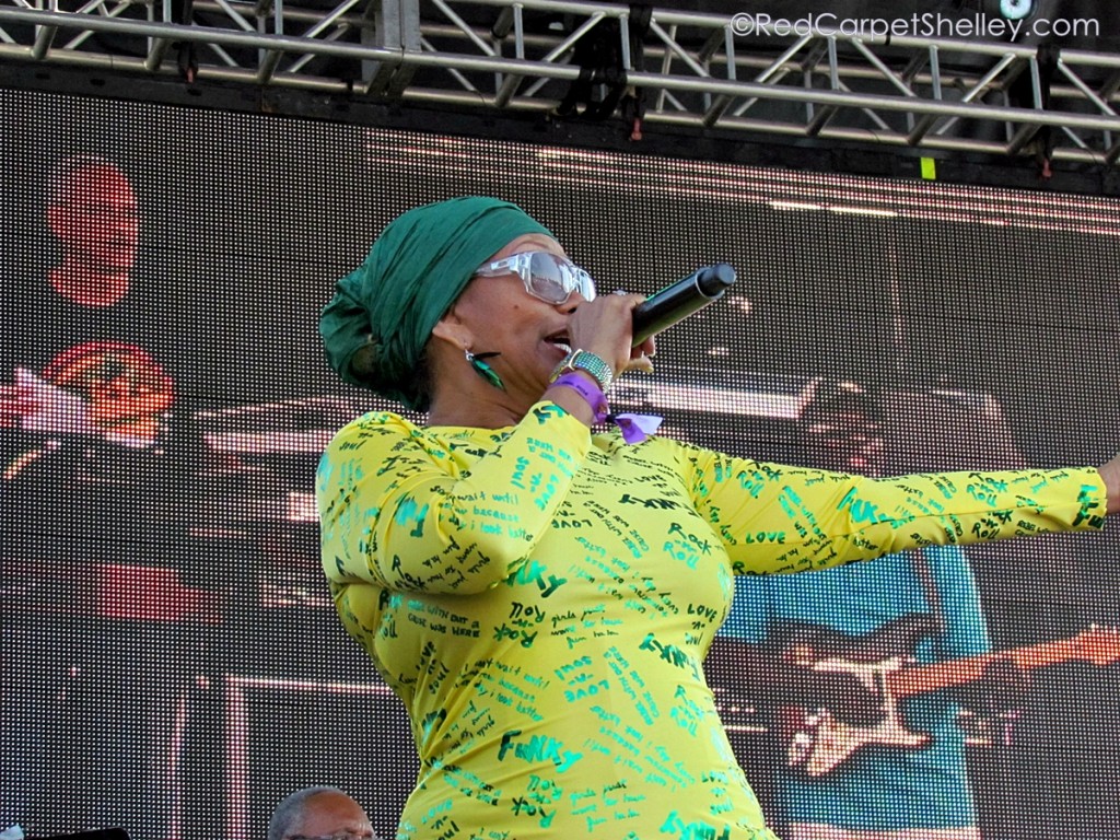 Marcia Griffiths Performs during Groovin' in the Park 2014