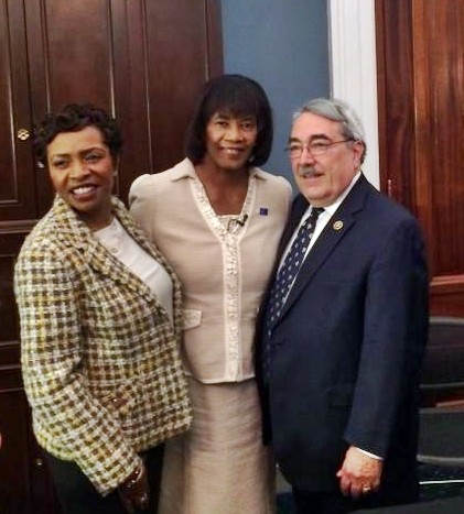 Portia Simpson Miller speaks at Congressional Black Caucus