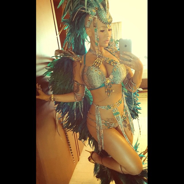 Amber Rose-Trinidad Carnival