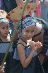 A young masquerader in the section MARRY ME from Lilliput Children’s Theatre’s 2015 Kiddies Carnival presentation, BIG, designed by Merylle Mahabir. Photo courtesy Roba Ofili.