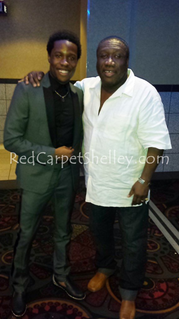 Shameik with his father, reggae artist Errol Moore