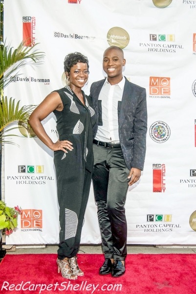 Honoree, Saptosa Foster with Vaughn Alvarez