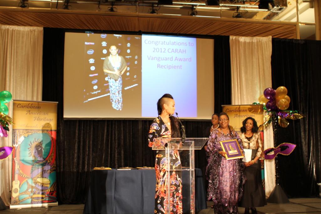 Anya-Ayoung Chee Accepts her CARAH Award