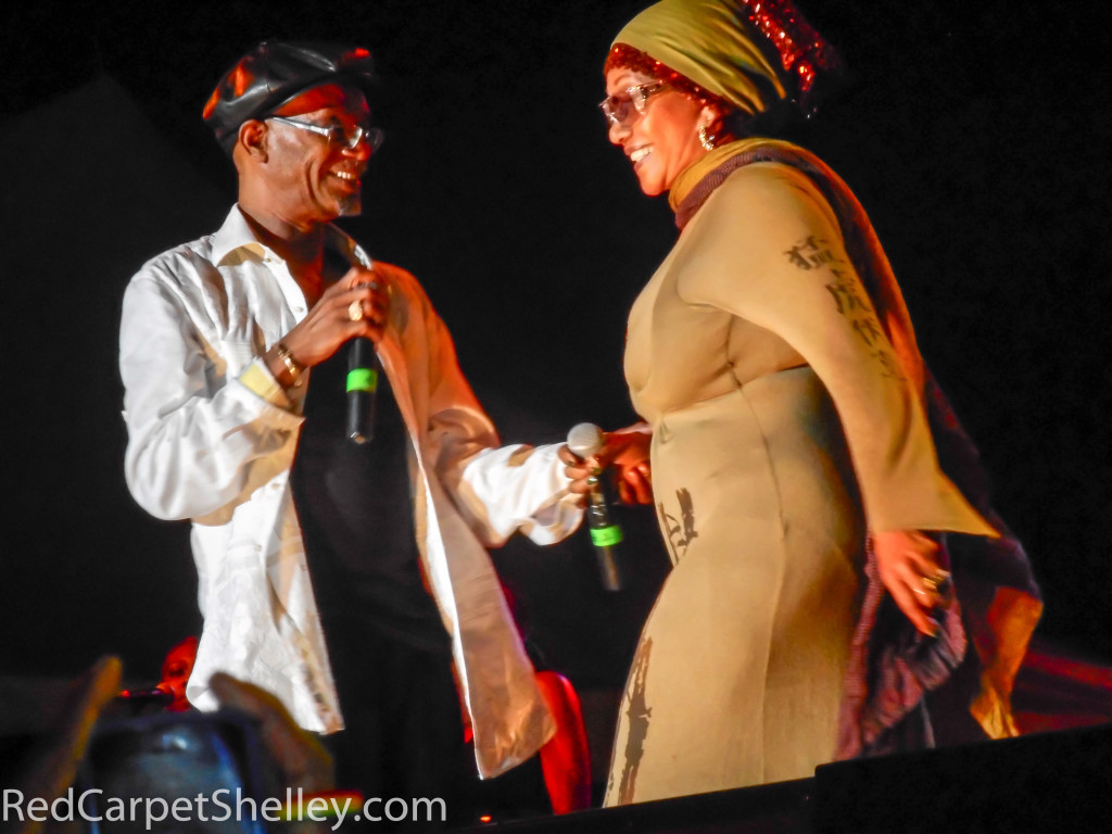 Beres Hammond and Marcia Griffiths at Rebel Salute 2016
