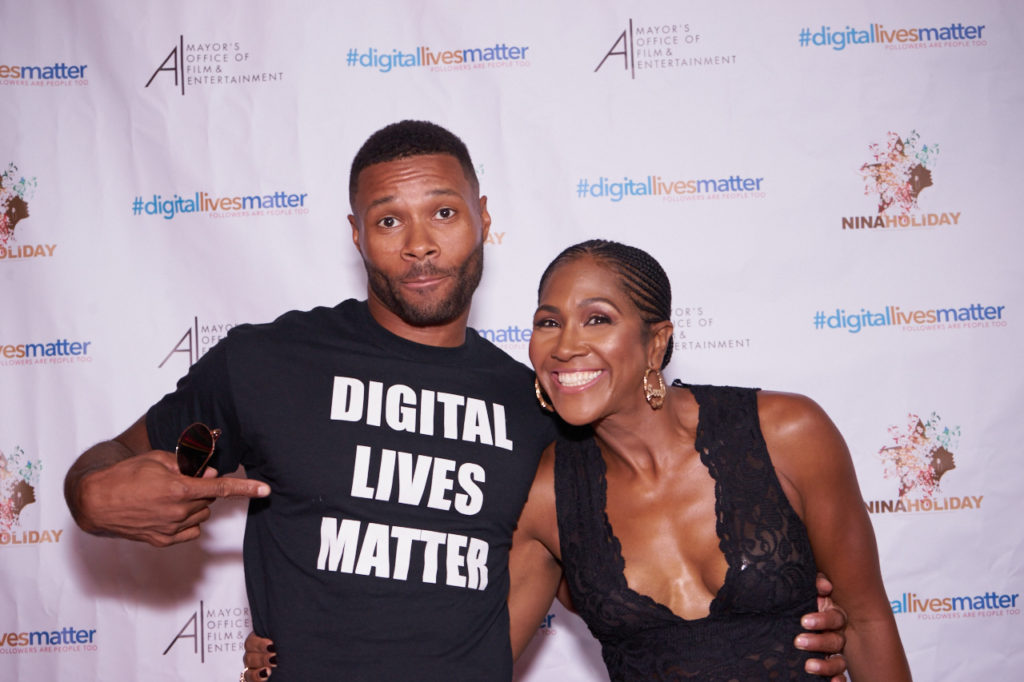 Terri J. Vaughn at #DigitalLivesMatter screening