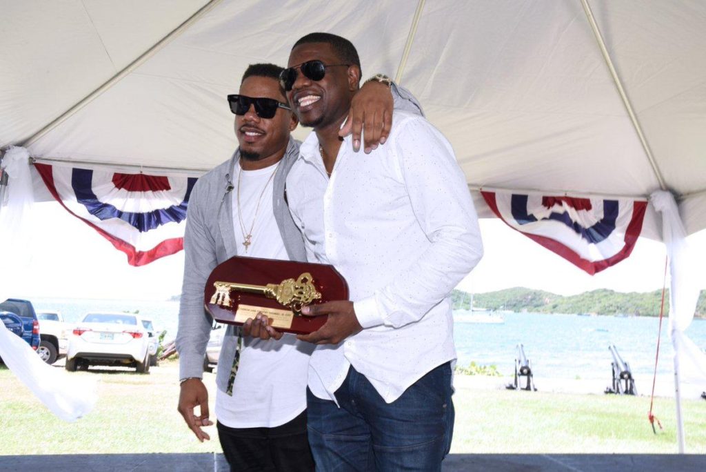 R. City Receives Key to Virgin Islands