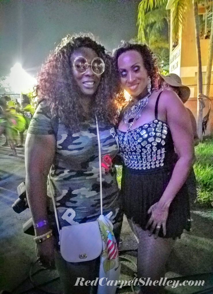 Red Carpet Shelley and Alison Hinds