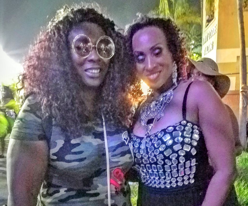 Red Carpet Shelley and Alison Hinds