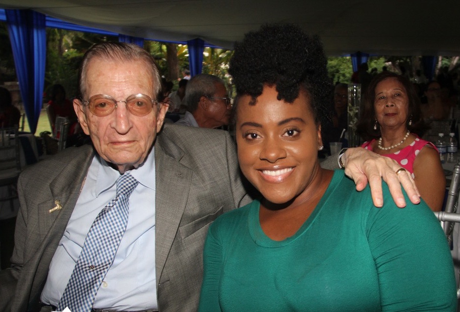 Hon. Edward Seaga and Etana PHOTO: Steve James