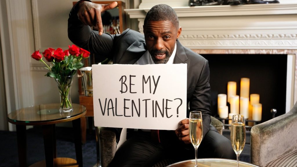 Idris Elba is looking for someone to pound his yams this Valentine's Day!