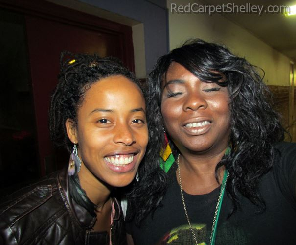 RCS and Donisha Prendergast Donisha Prendergast with Red Carpet Shelley. Photo: Redcarpetshelley.com