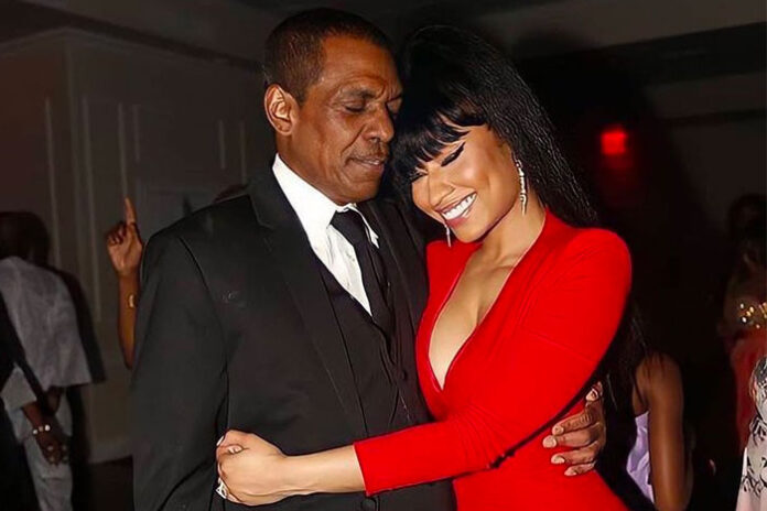 Nicki Minaj and her late father Robert Maraj