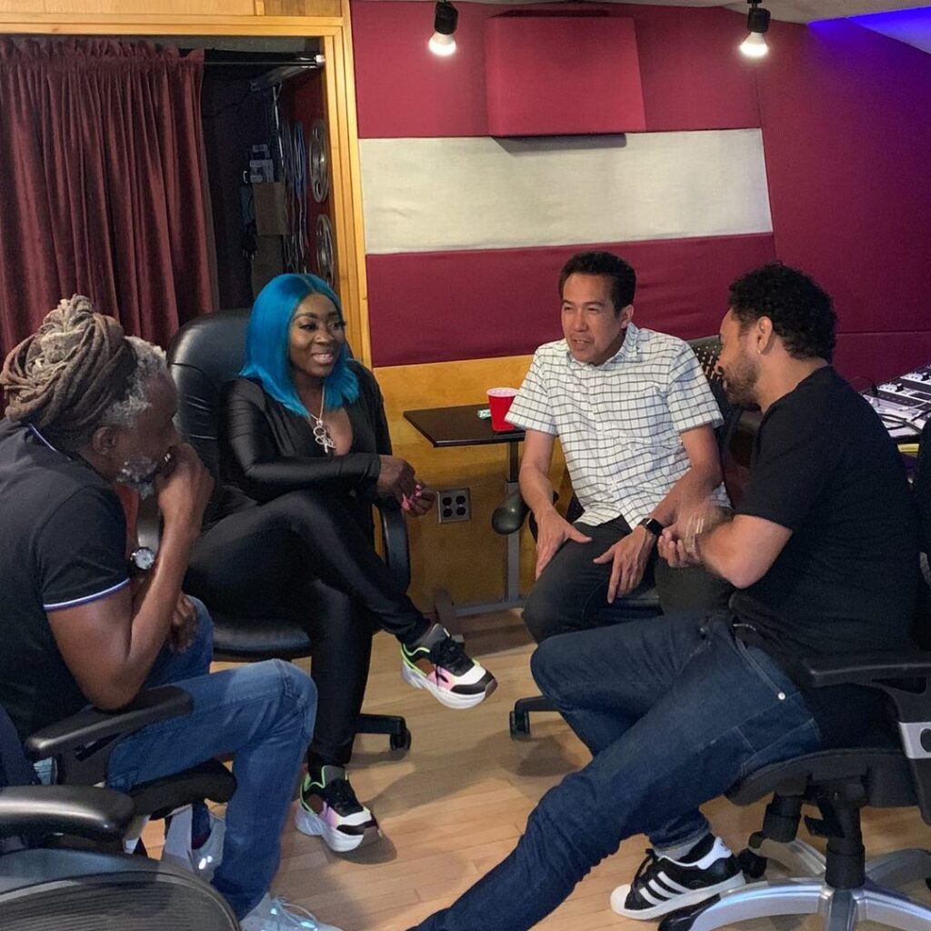 Pictured L-R: Neil Edwards, Spice, Chris Chin & Shaggy