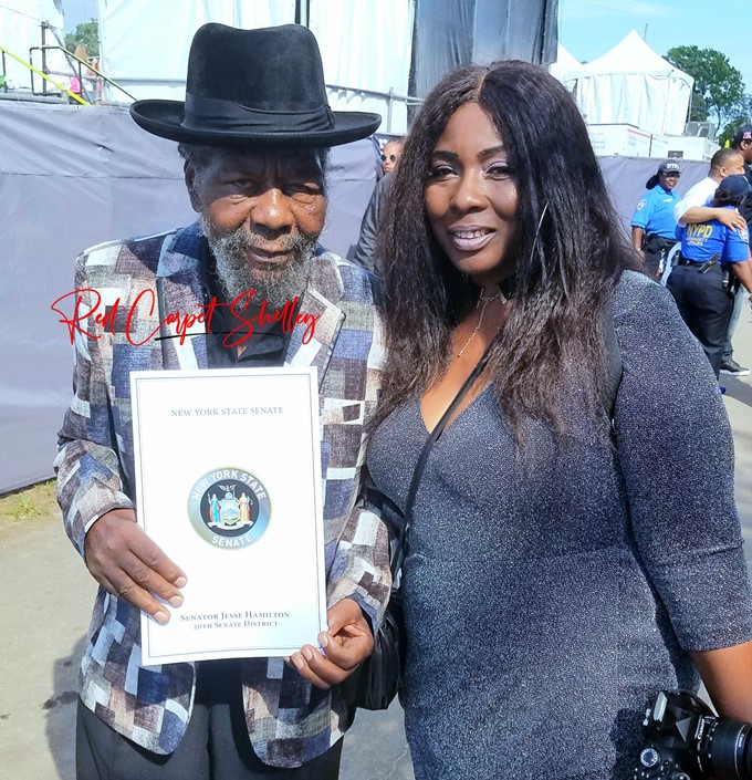 Daddy U-Roy and Red Carpet Shelley (PHOTO:  Redcarpetshelley.com)