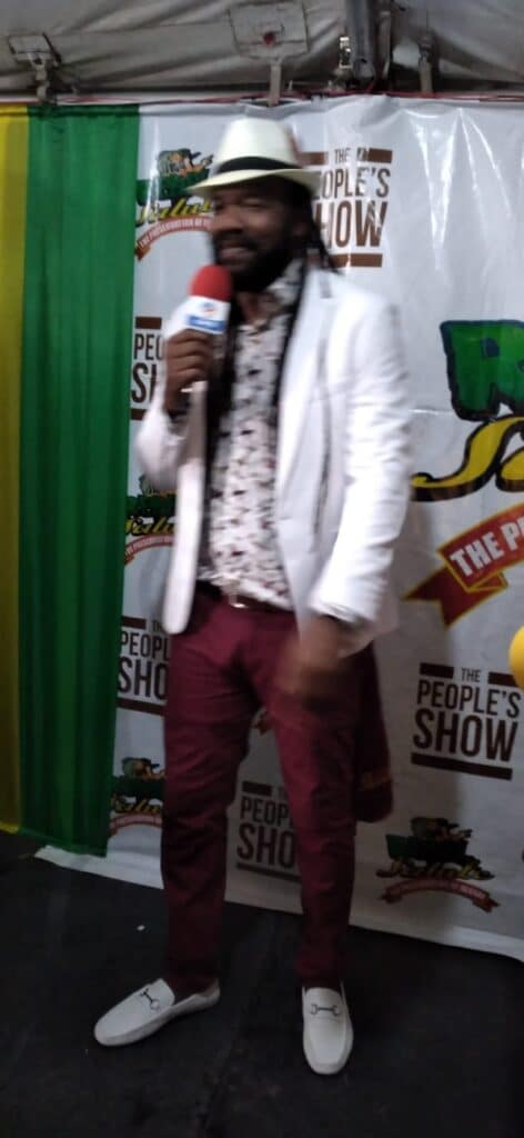 Founder, Tony Rebel at Rebel Salute 2023. PHOTO: Redcarpetshelley.com