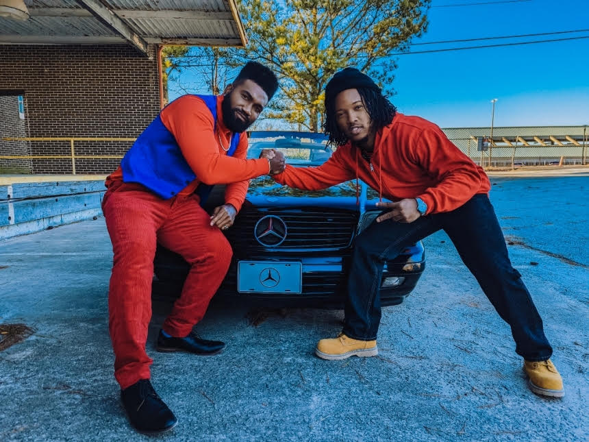 Darron Donaldson (left) and Shevrado Oliver in From Yard.PHOTO CREDIT- Nick Whatley